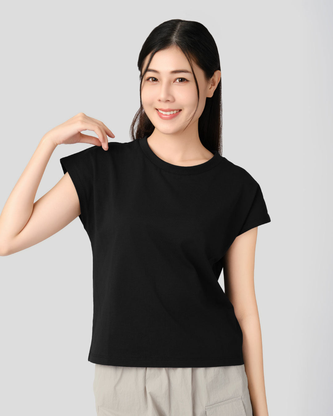 Women Cap Sleeve Top (Essential)