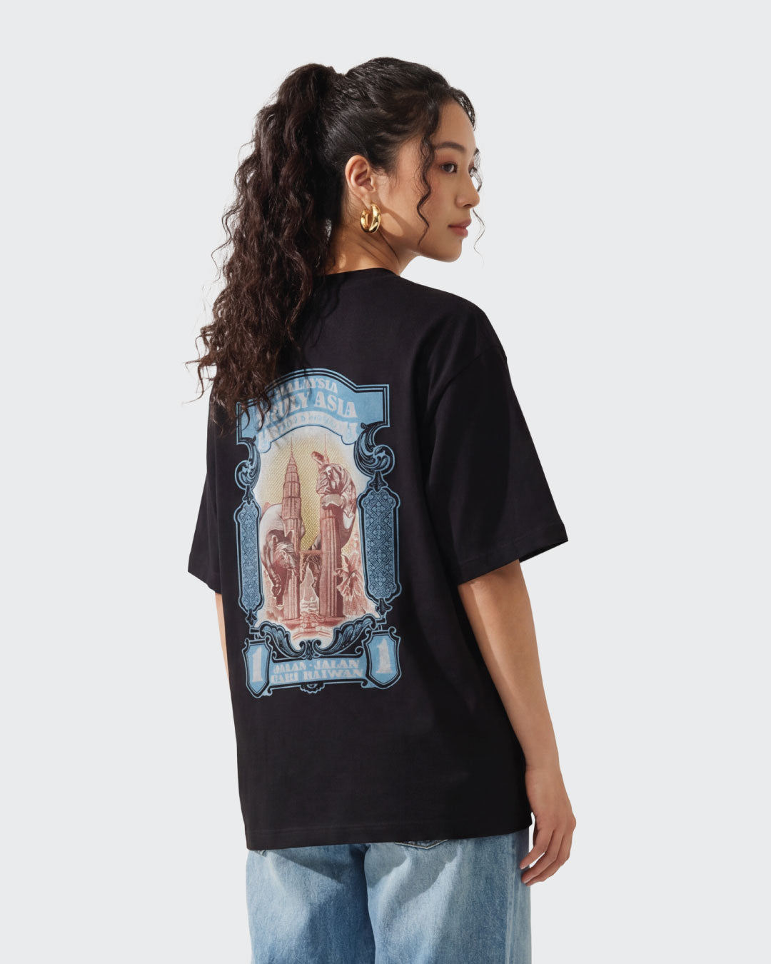 Oxwhite x Loka Made Truly Asia Print Tee