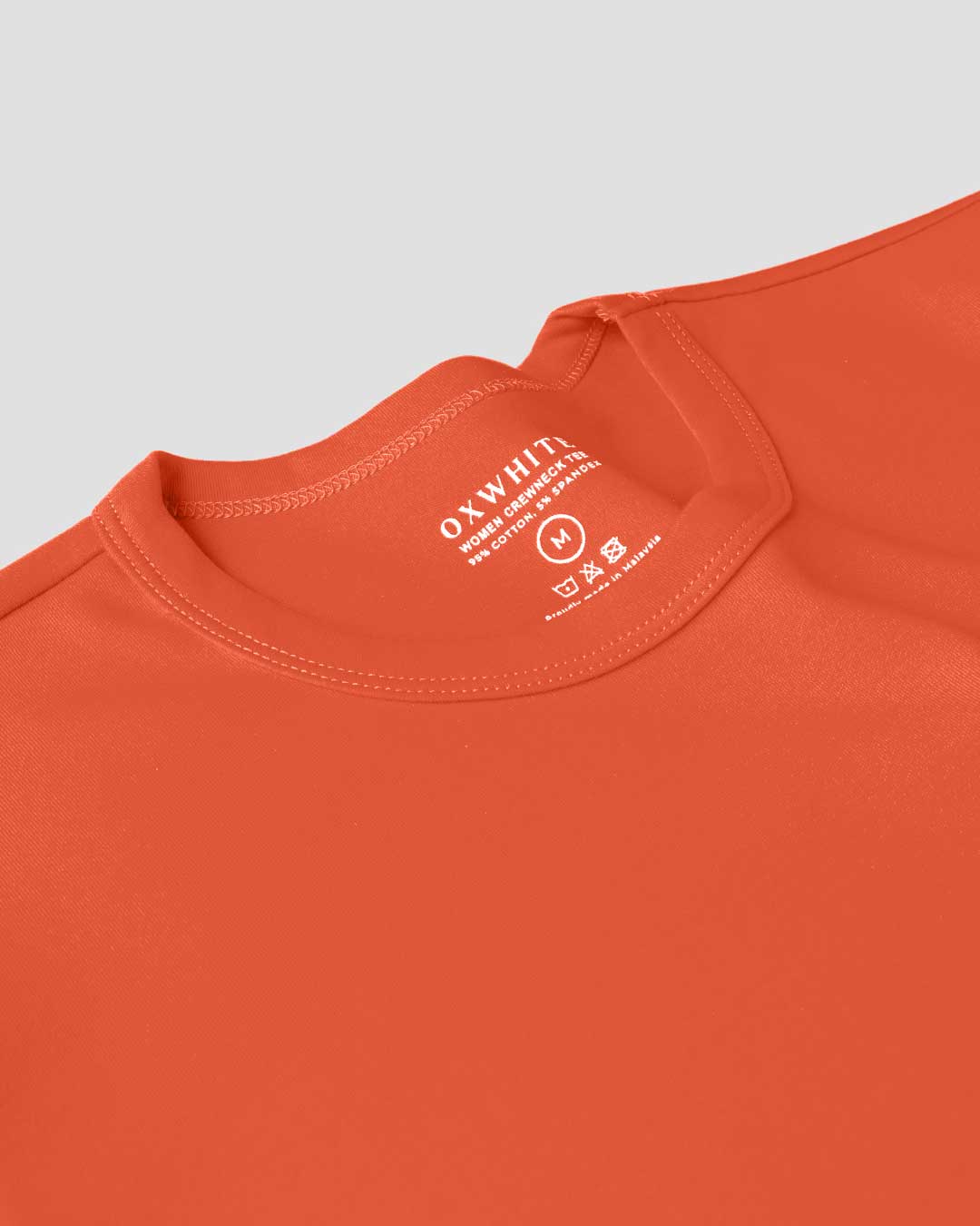 Women Premium Weight Cotton Crew Neck Tee (Essential)