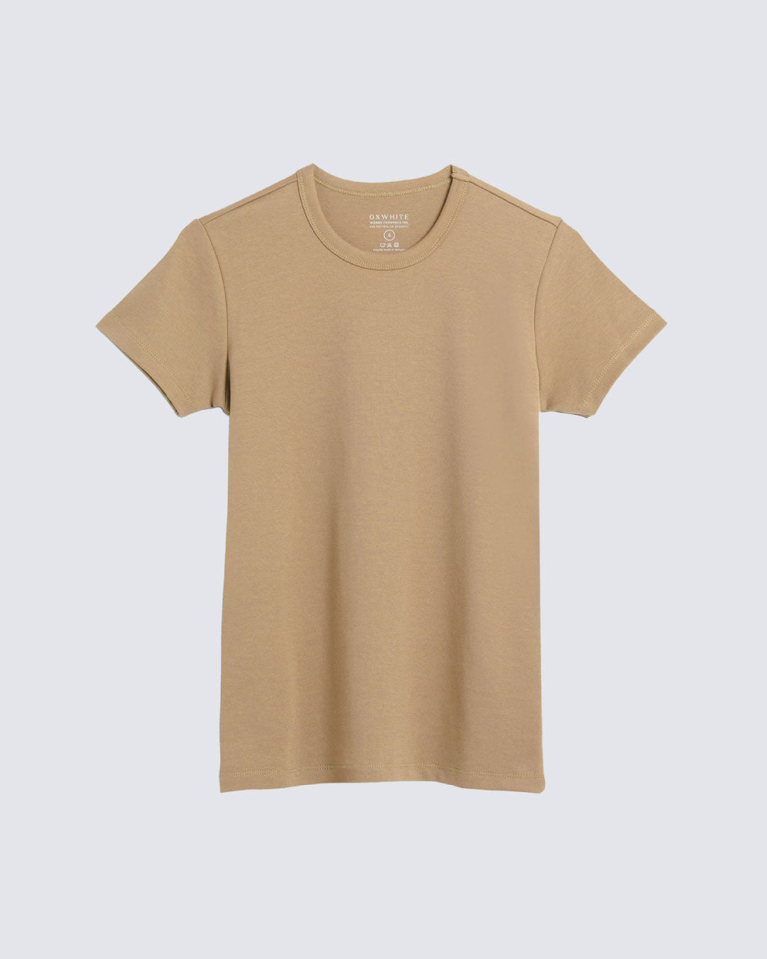 Women Premium Weight Cotton Crew Neck Tee (Essential)