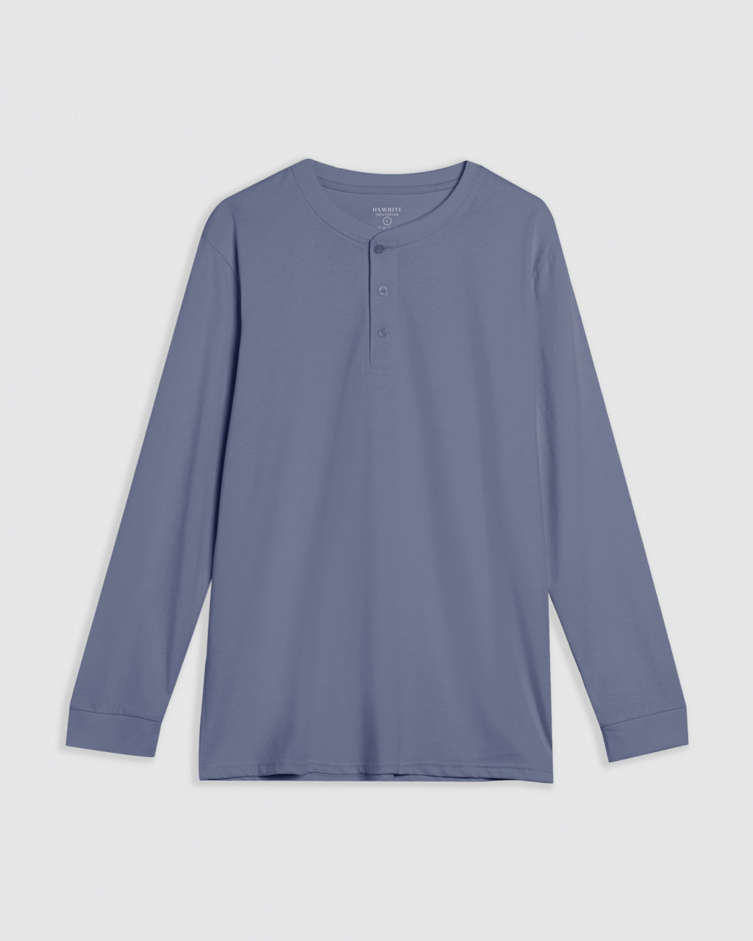 Men Long Sleeve Henley Tee