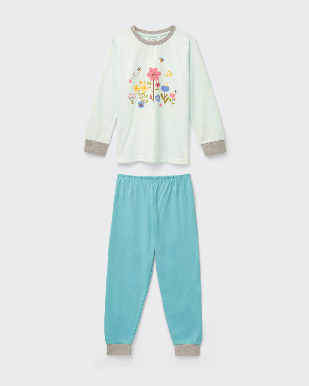 Kids Half Print Pyjamas Set