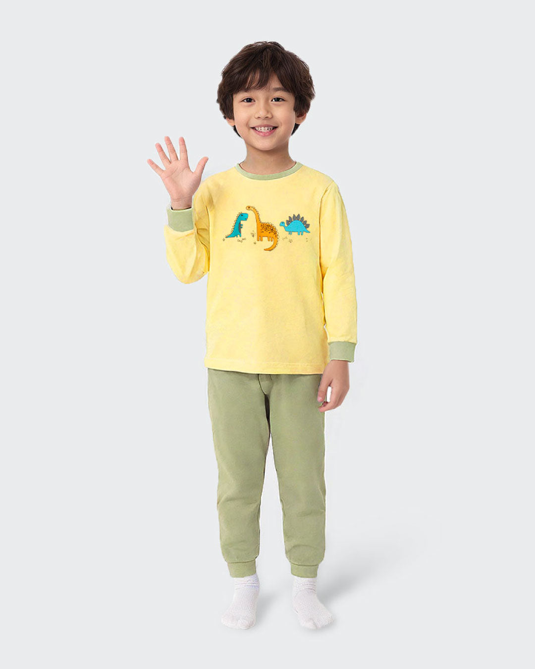 Kids Half Print Pyjamas Set