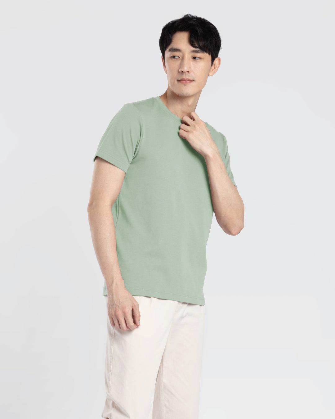 Men Premium Weight Cotton Crew Neck Tee (Seasonal)