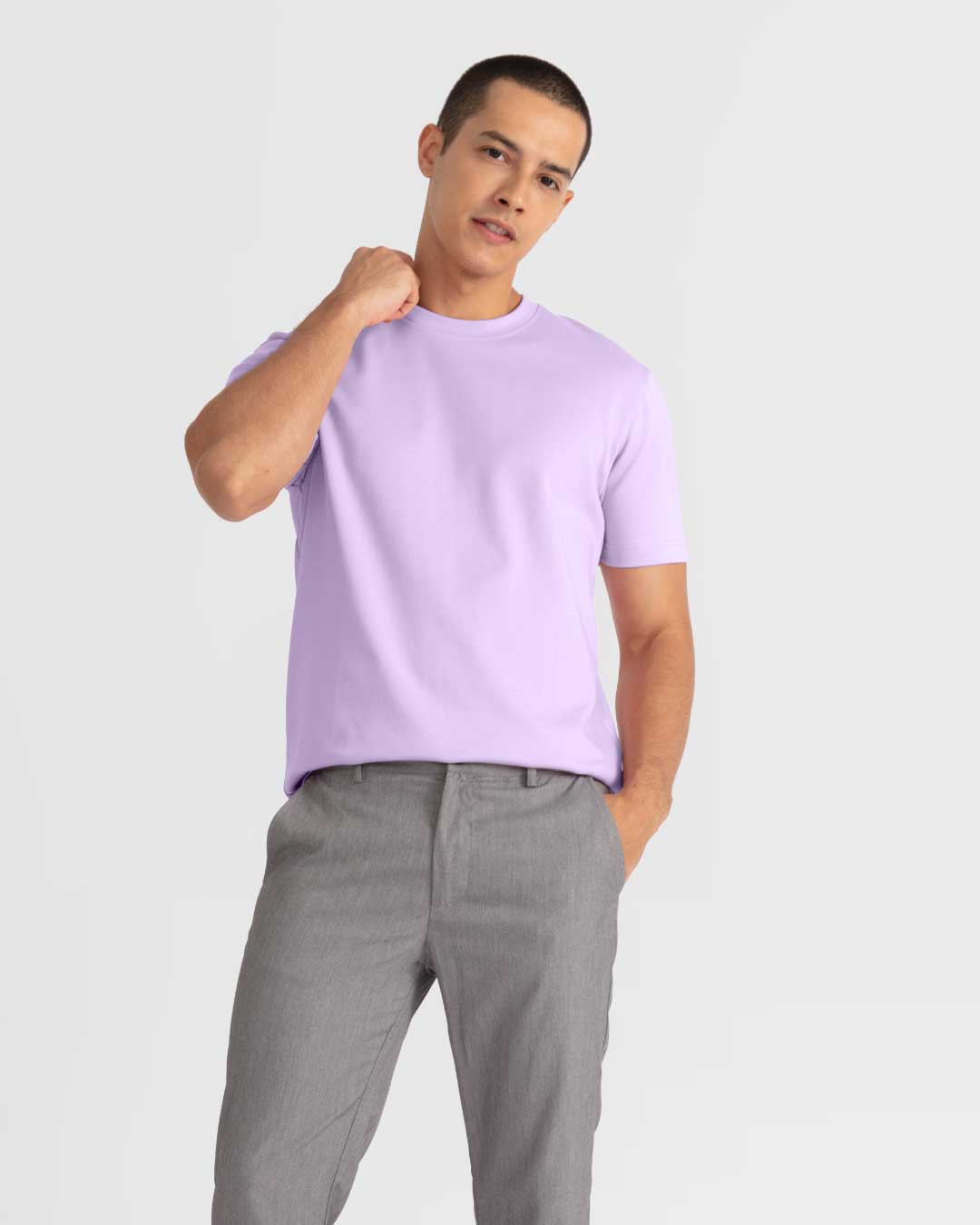 Men Premium Weight Cotton Crew Neck Tee (Essential)