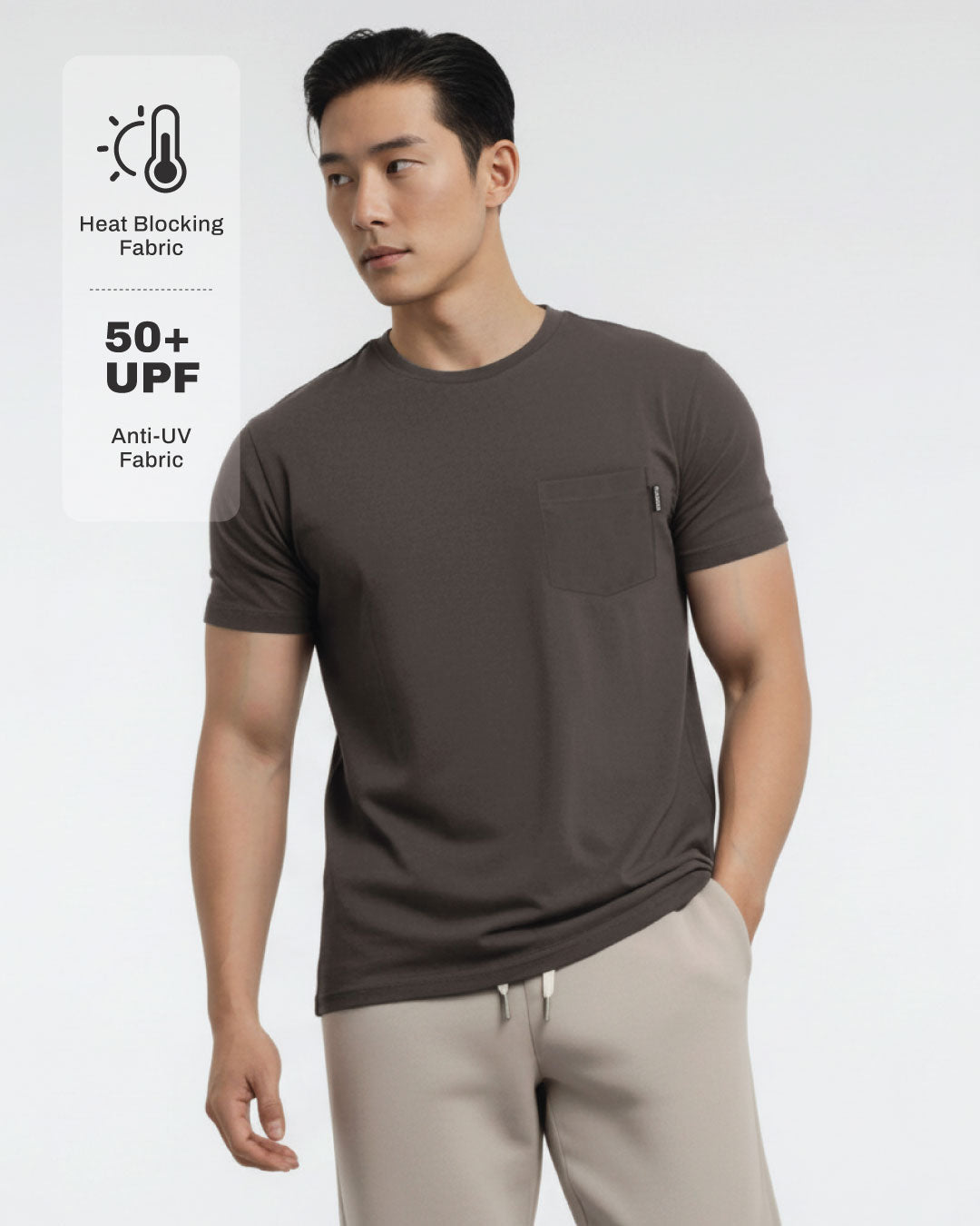 Men Basic Muscle Fit Tee