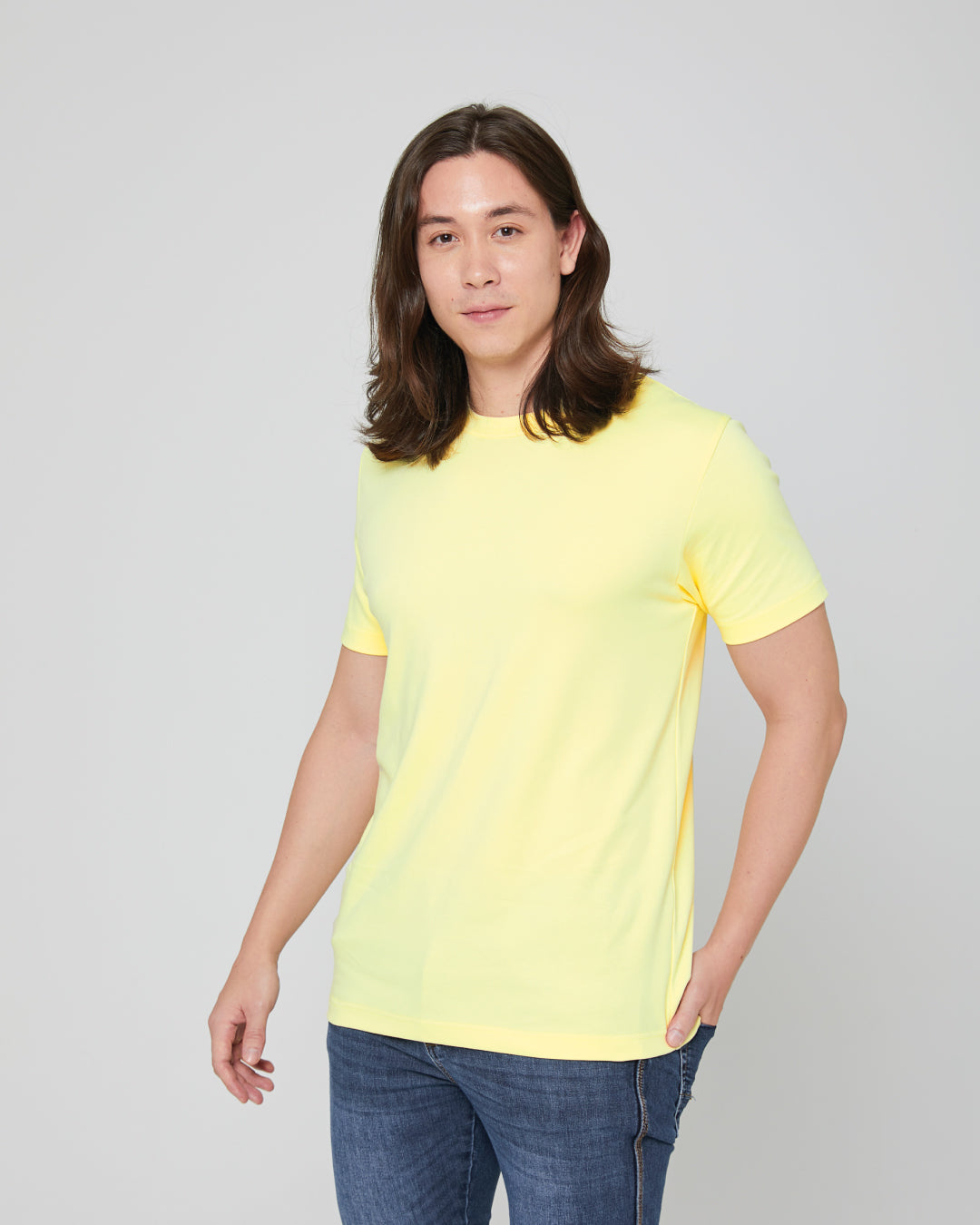 Men Premium Weight Cotton Crew Neck Tee (Seasonal)