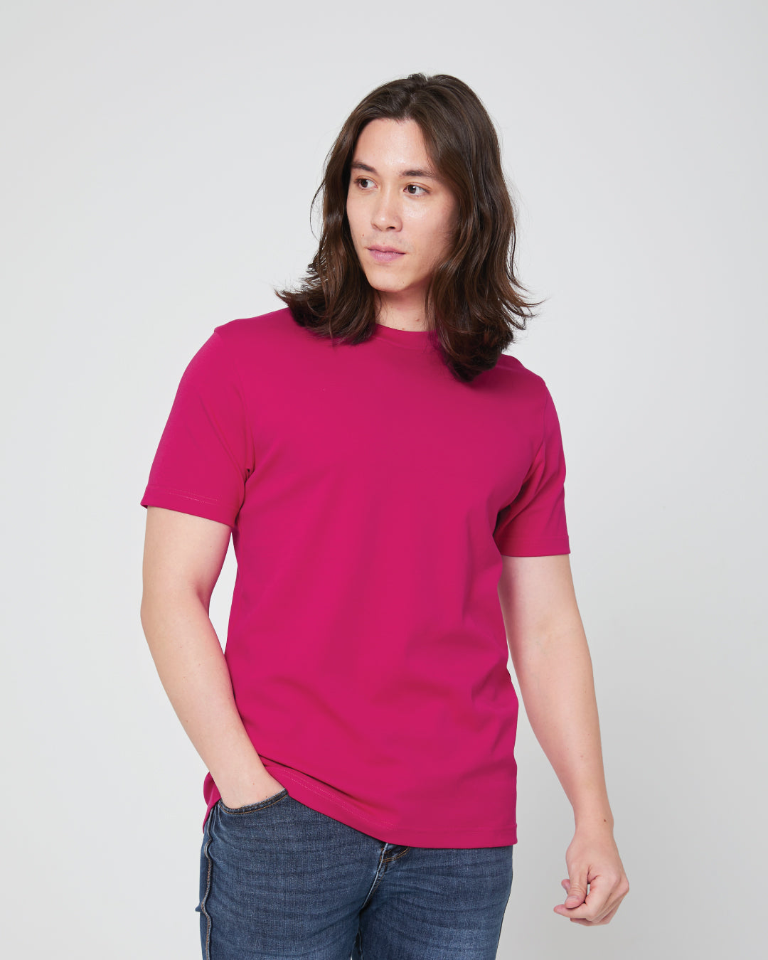 Men Premium Weight Cotton Crew Neck Tee (Seasonal)