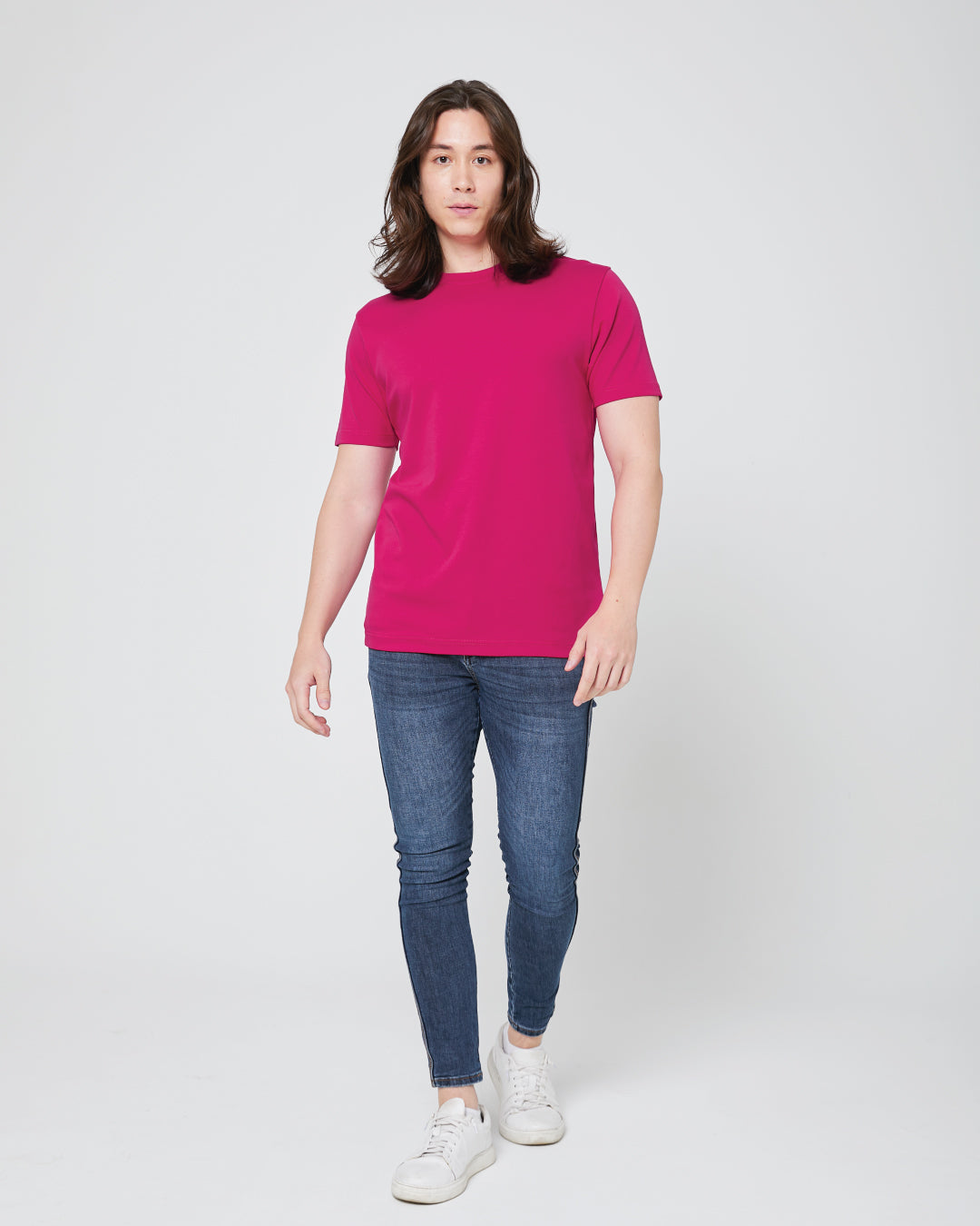 Men Premium Weight Cotton Crew Neck Tee (Seasonal)