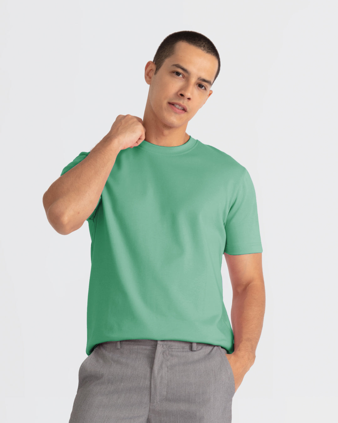 Men Premium Weight Cotton Crew Neck Tee (Seasonal)