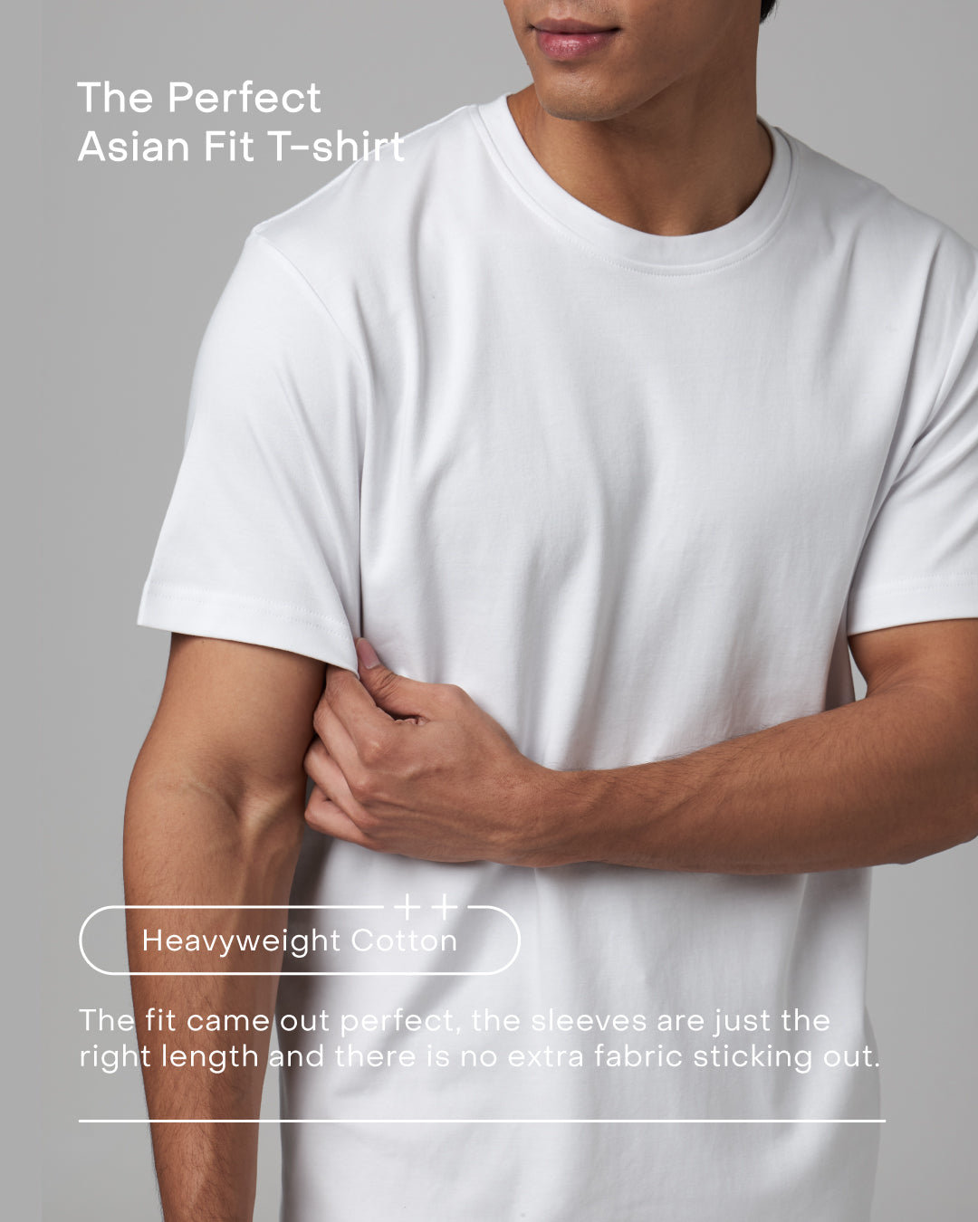 Men Premium Weight Cotton Crew Neck Tee (Essential)