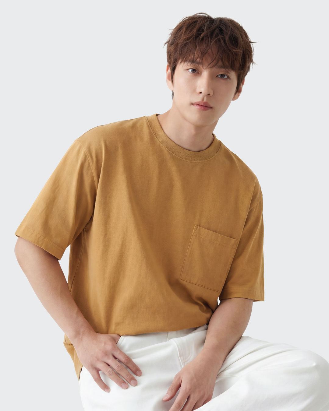 Men Essential Pocket Oversized Tee