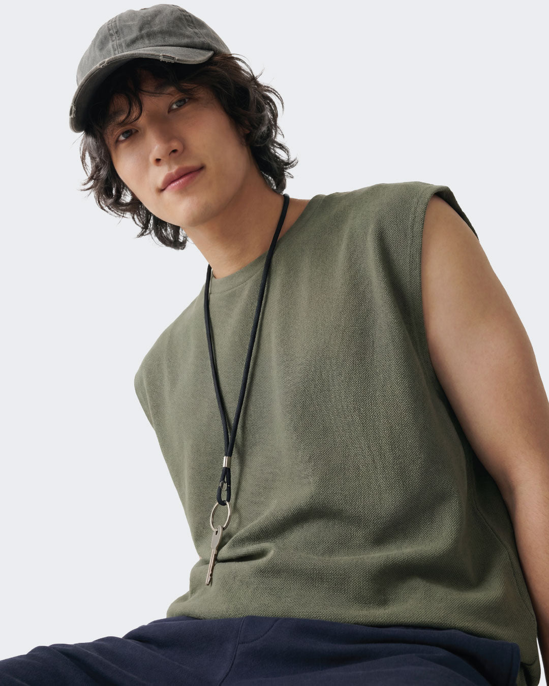 Men Pique Muscle Tank Top