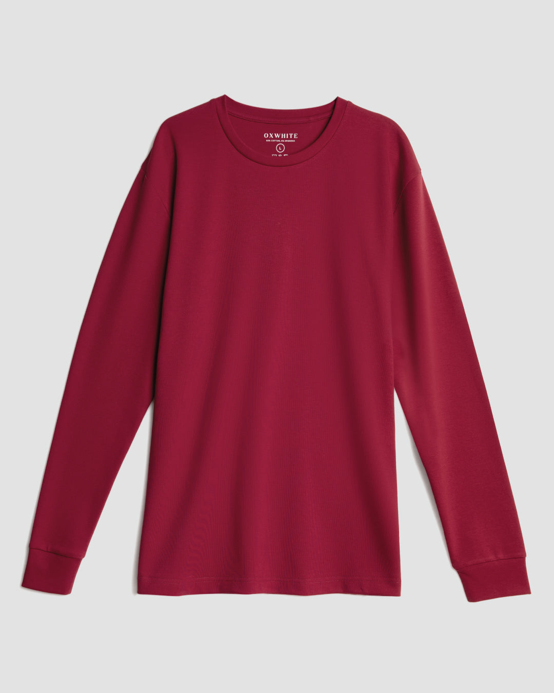 Men Premium Long Sleeve Crew Neck Tee