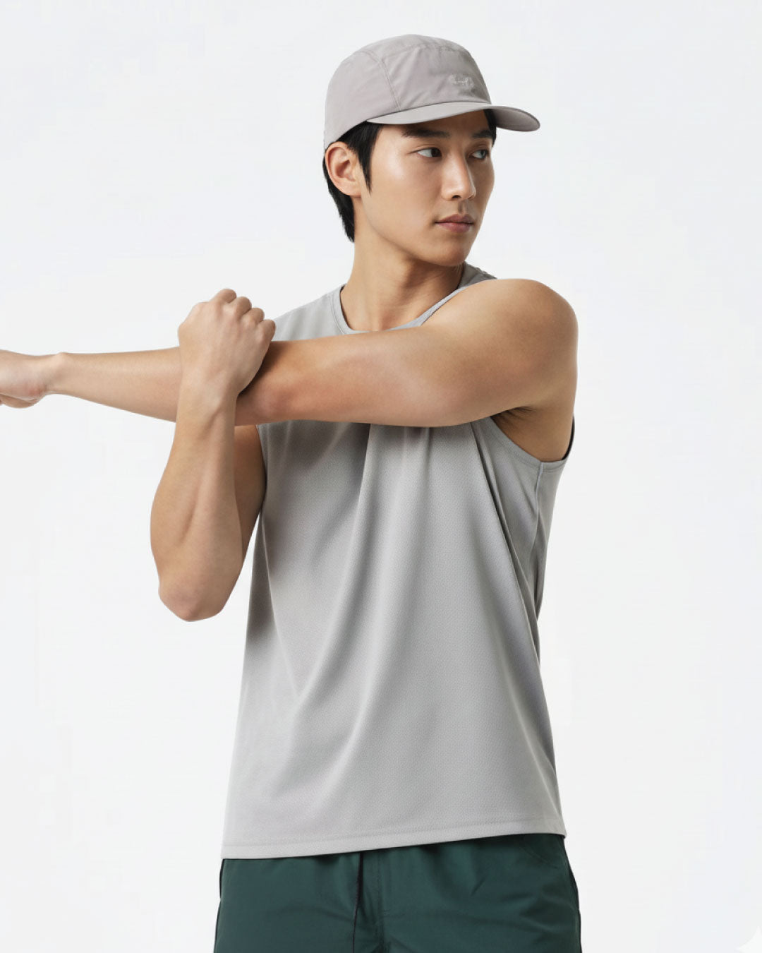 Men Regular Fit Easy Dry Tank Top