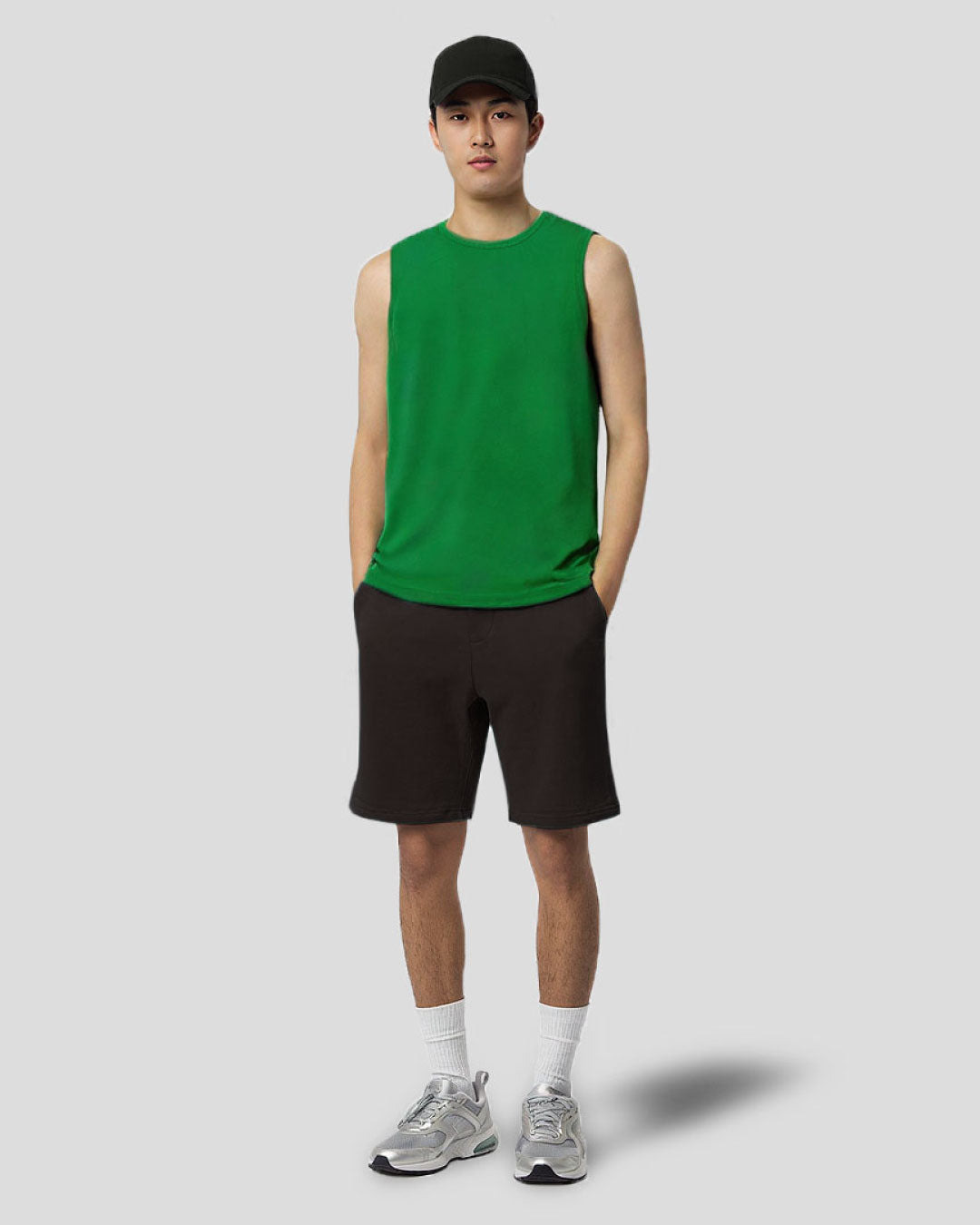 Men Regular Fit Easy Dry Tank Top - Main Image