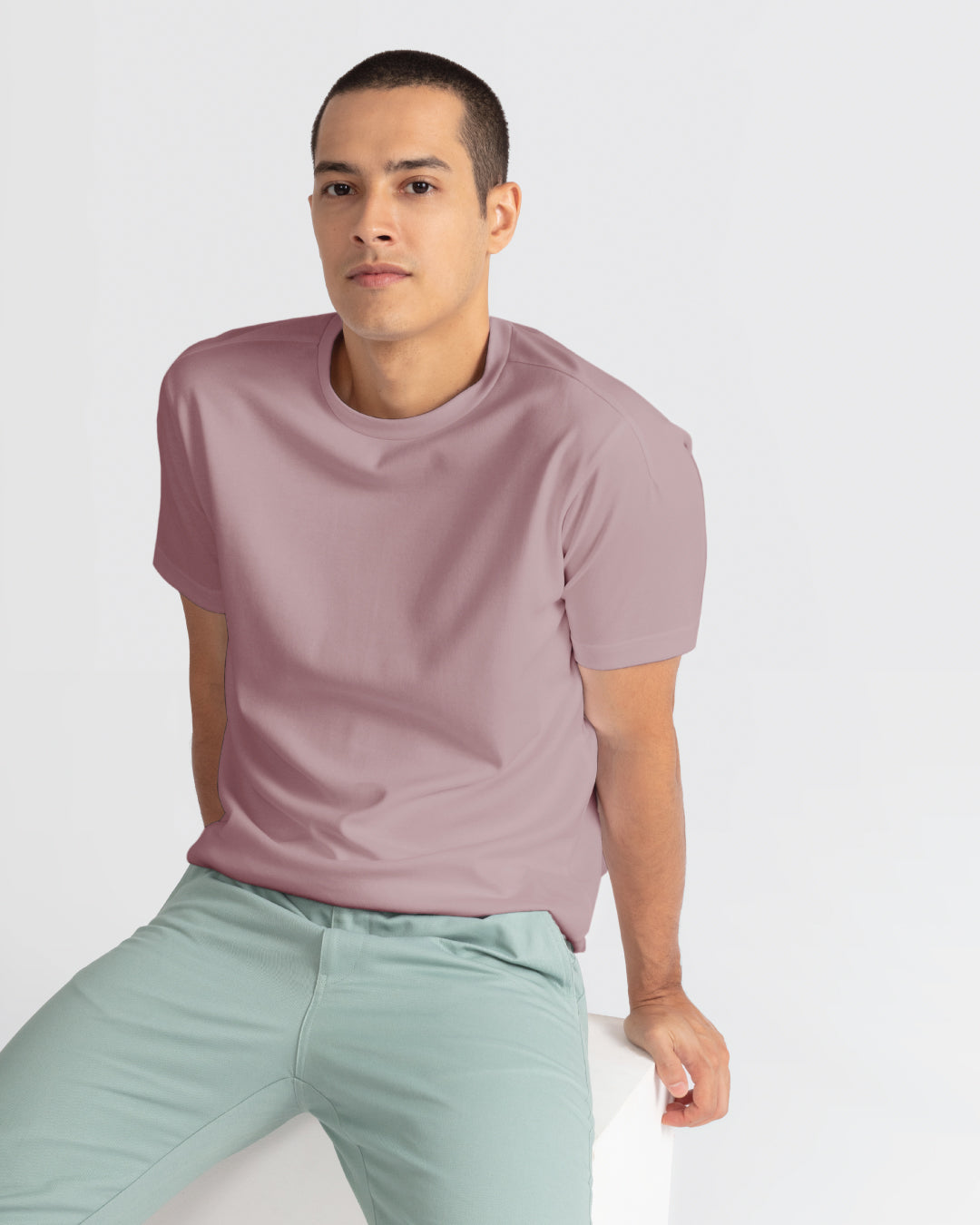 Men Shoulder Panelled Tee