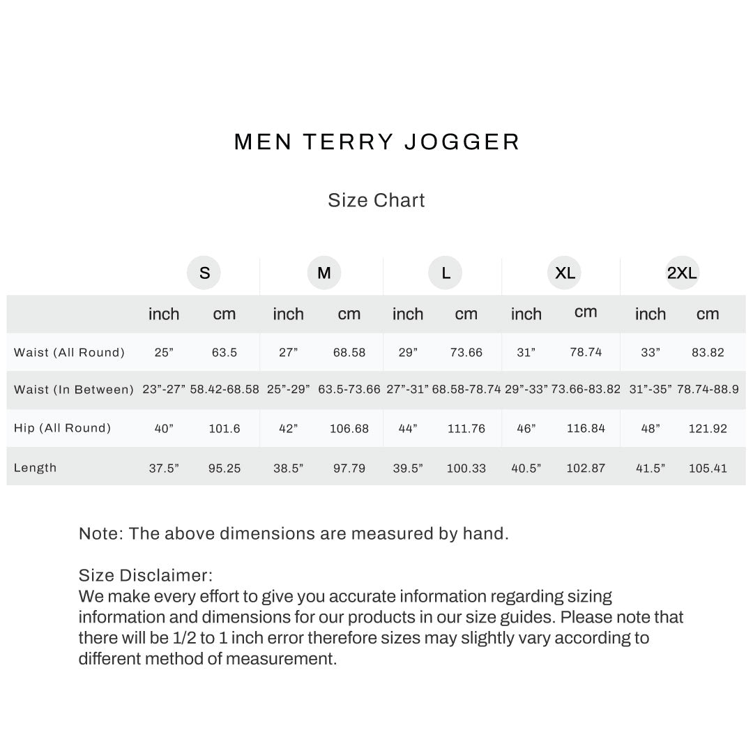 Men Terry Jogger