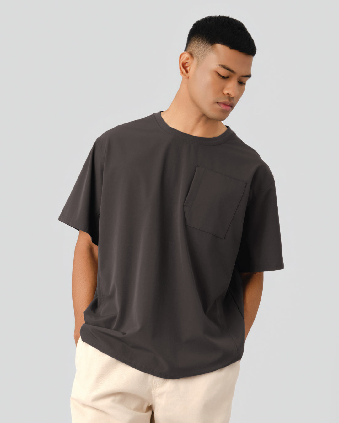 Men Oversized Nylon Top