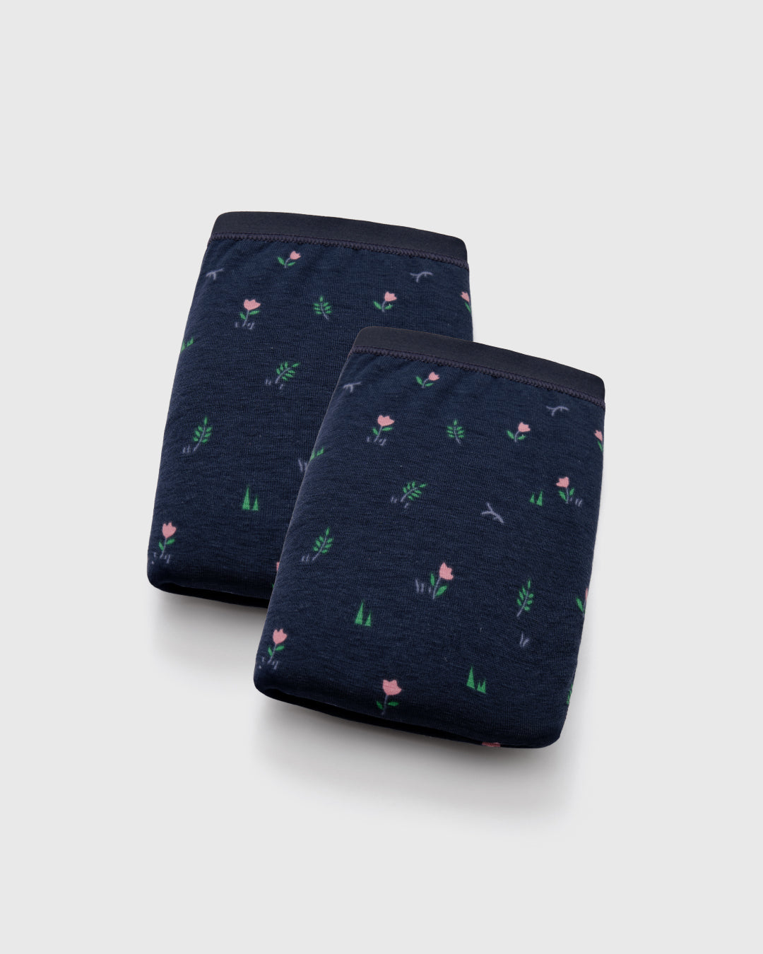 Women Comfy Bikini Panties - Floral (2 in 1 Pack)