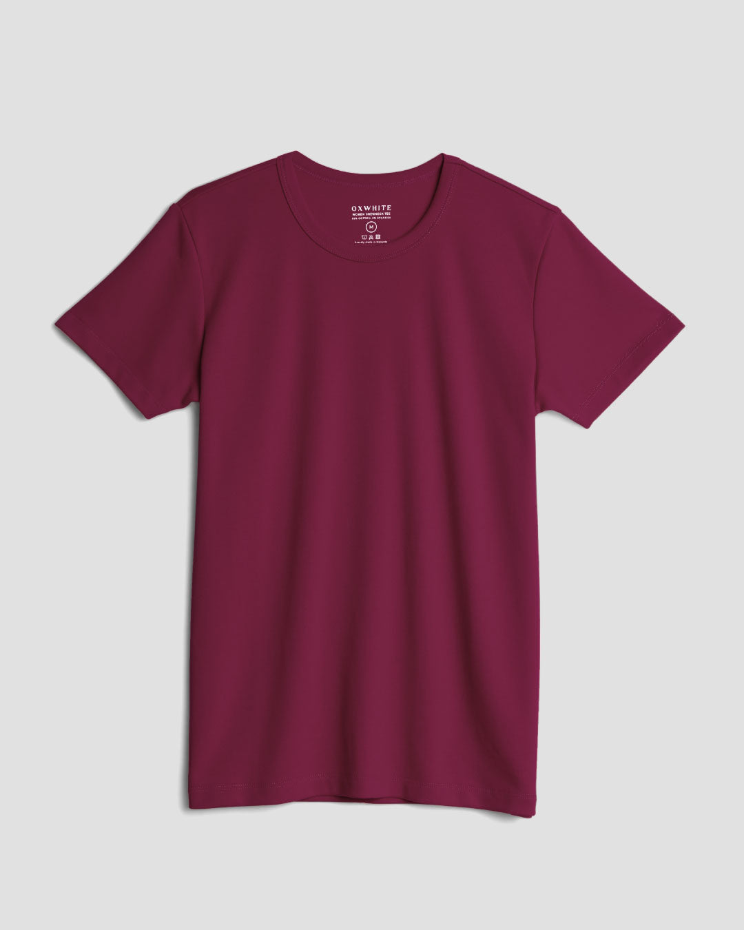 Women Premium Weight Cotton Crew Neck Tee (New Colour)