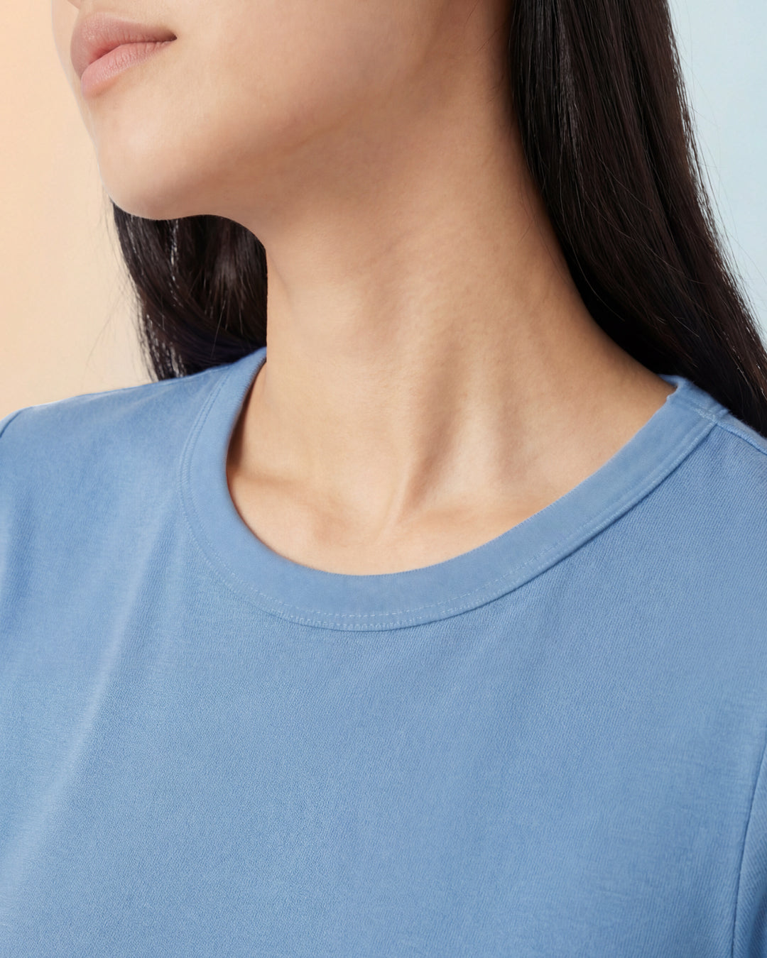 Women Premium Weight Cotton Crew Neck Tee (New Colour)