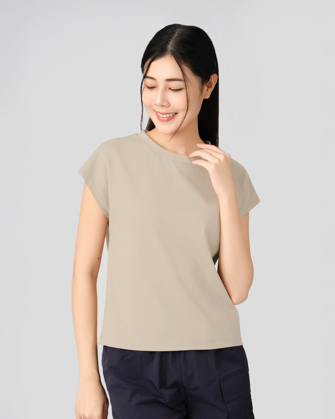 Women Cap Sleeve Top (Essential)