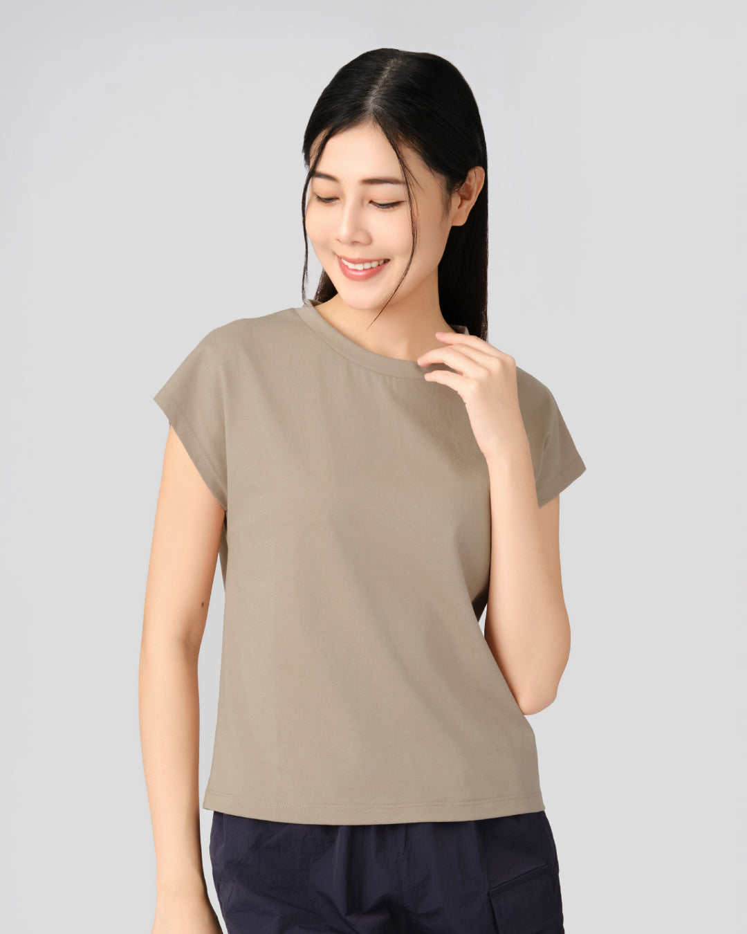 Women Cap Sleeve Top (Essential)