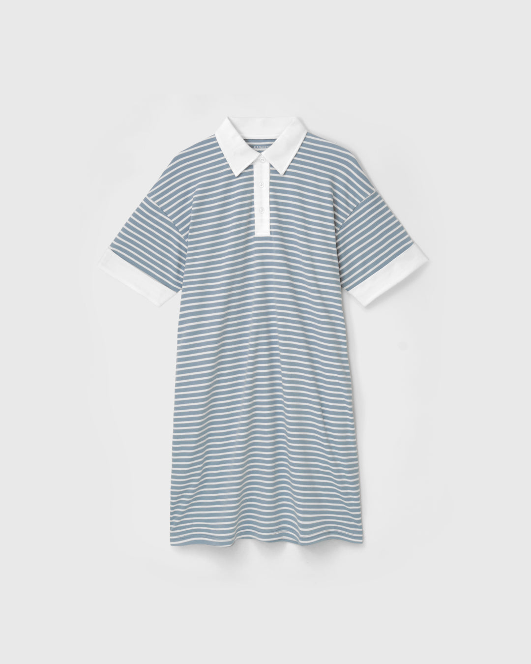 Women Stripes Polo T-Dress