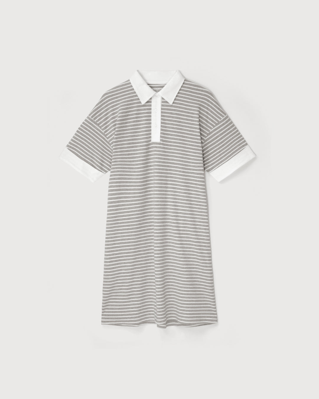 Women Stripes Polo T-Dress