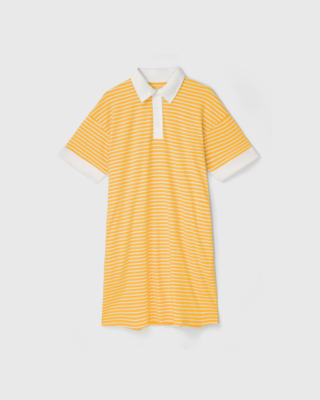 Women Stripes Polo T-Dress