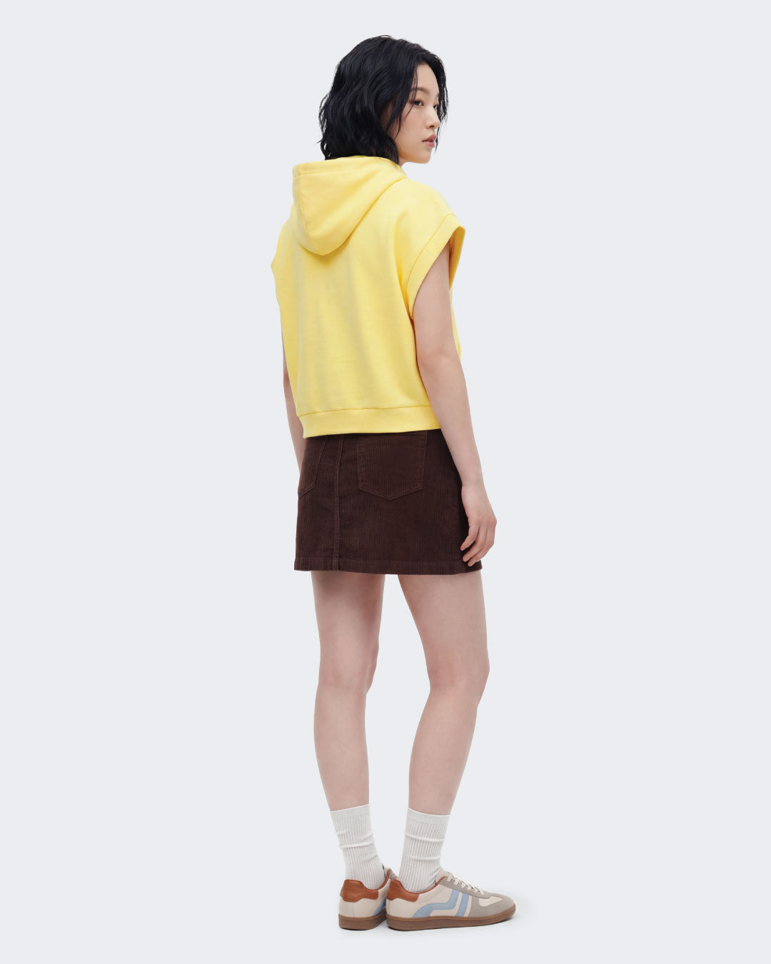 Women Urban Edge Sleeveless Hoodie