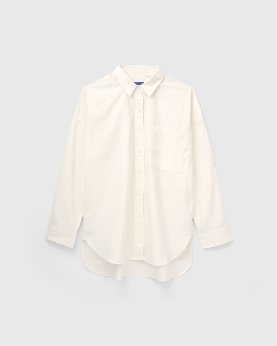 Women Long Sleeve Oxford Oversized Shirt