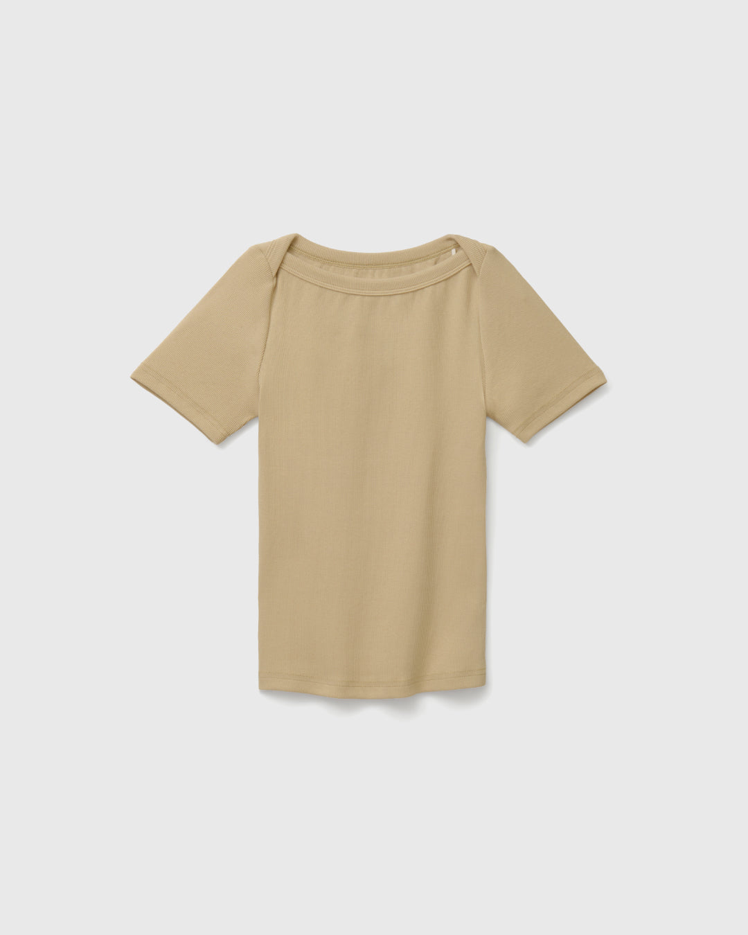 Women Boat Neck Ribbed Top