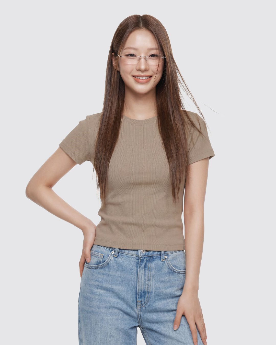 Women Baby Ribbed Tee
