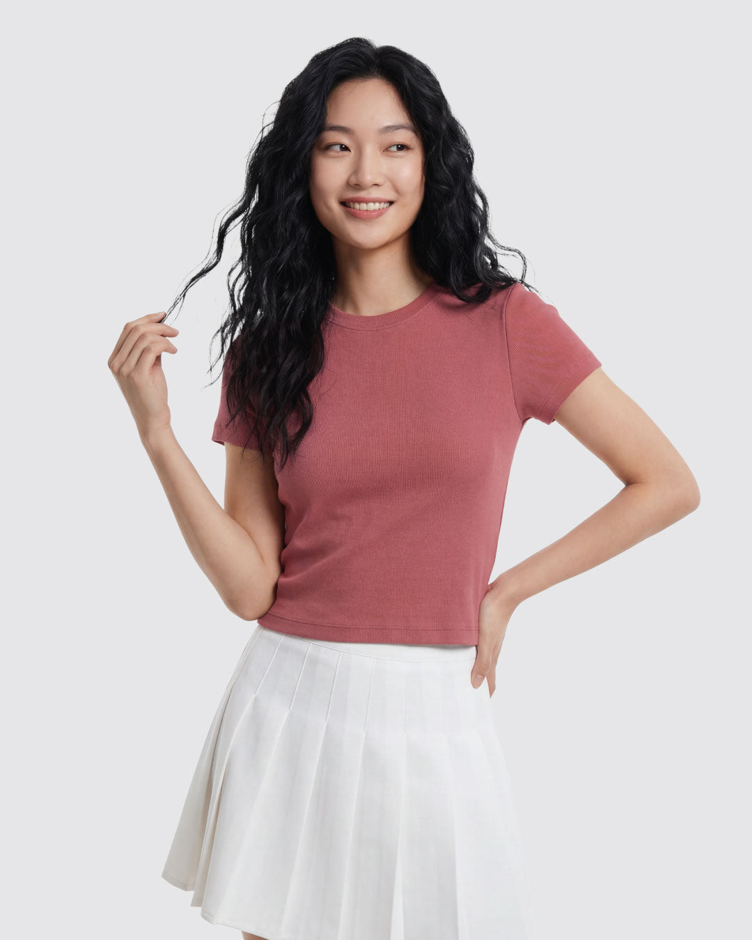 Women Baby Ribbed Tee