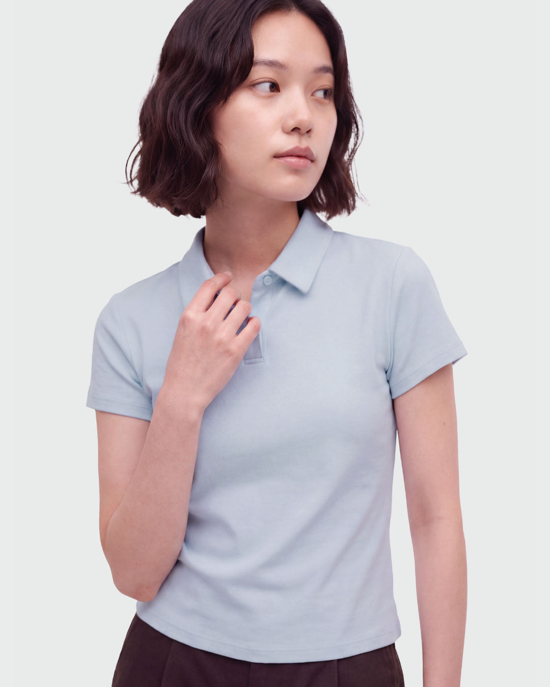 Women Plain Polo Tee