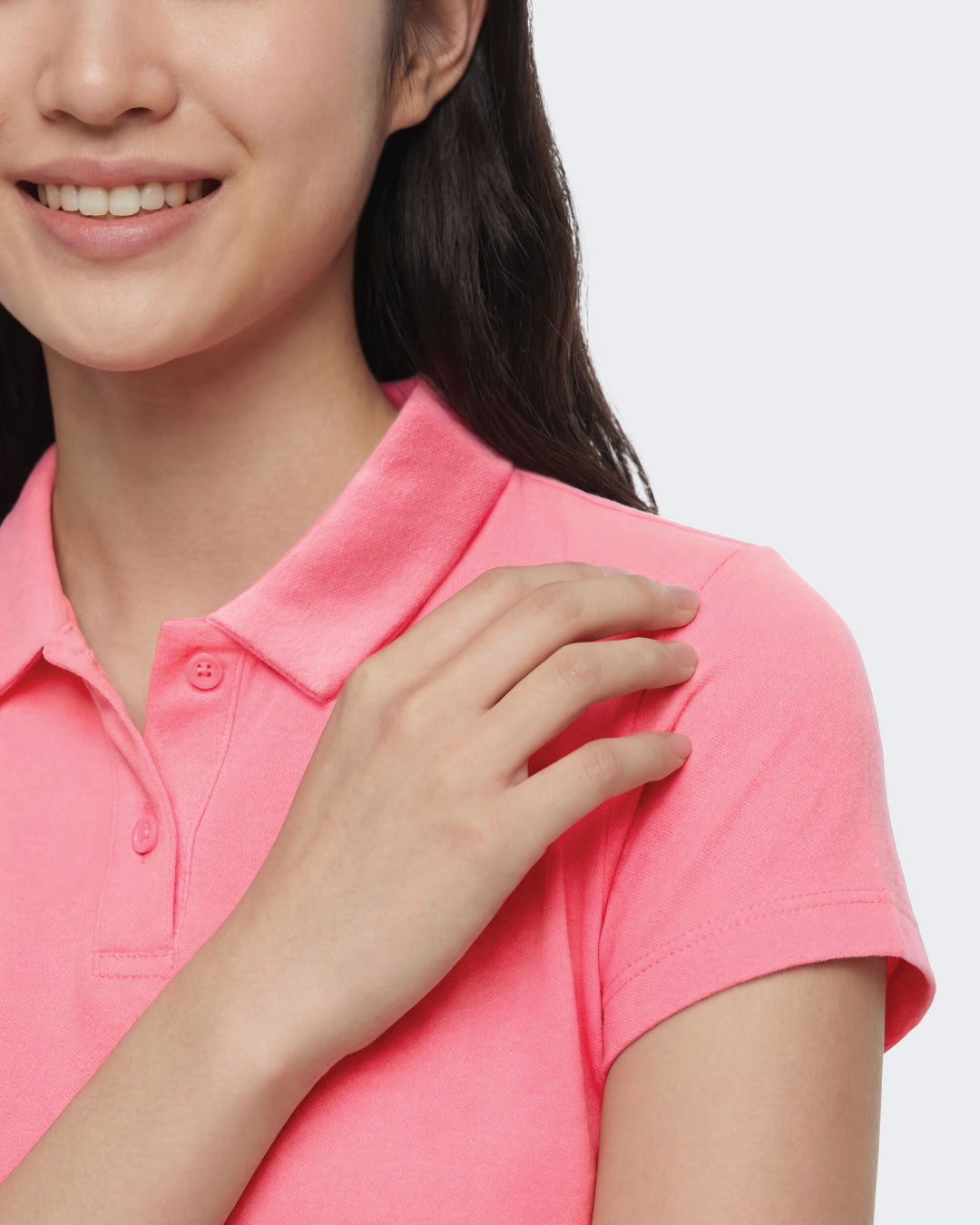 Women Plain Polo Tee