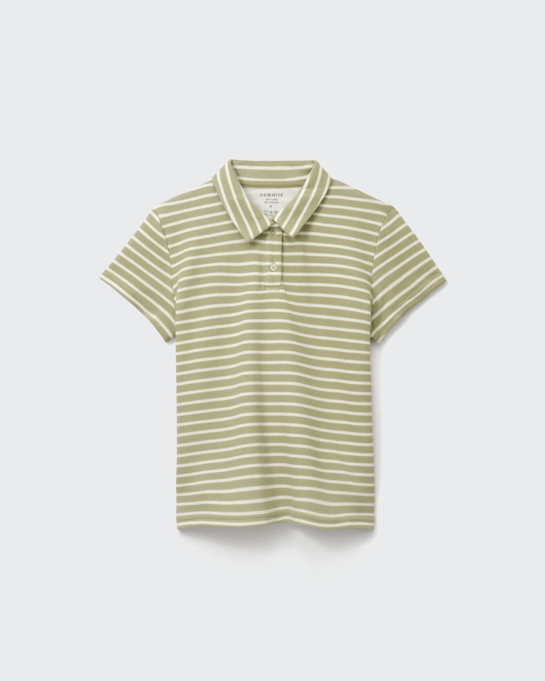 Women Stripe Polo Tee