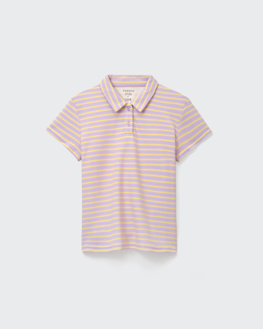 Women Stripe Polo Tee