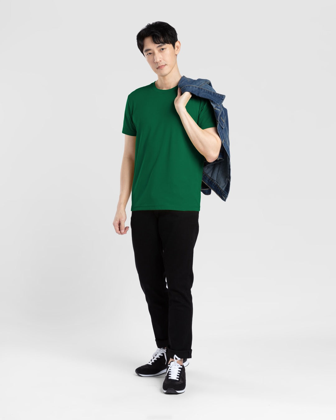 Men Premium Weight Cotton Crew Neck Tee (Seasonal)