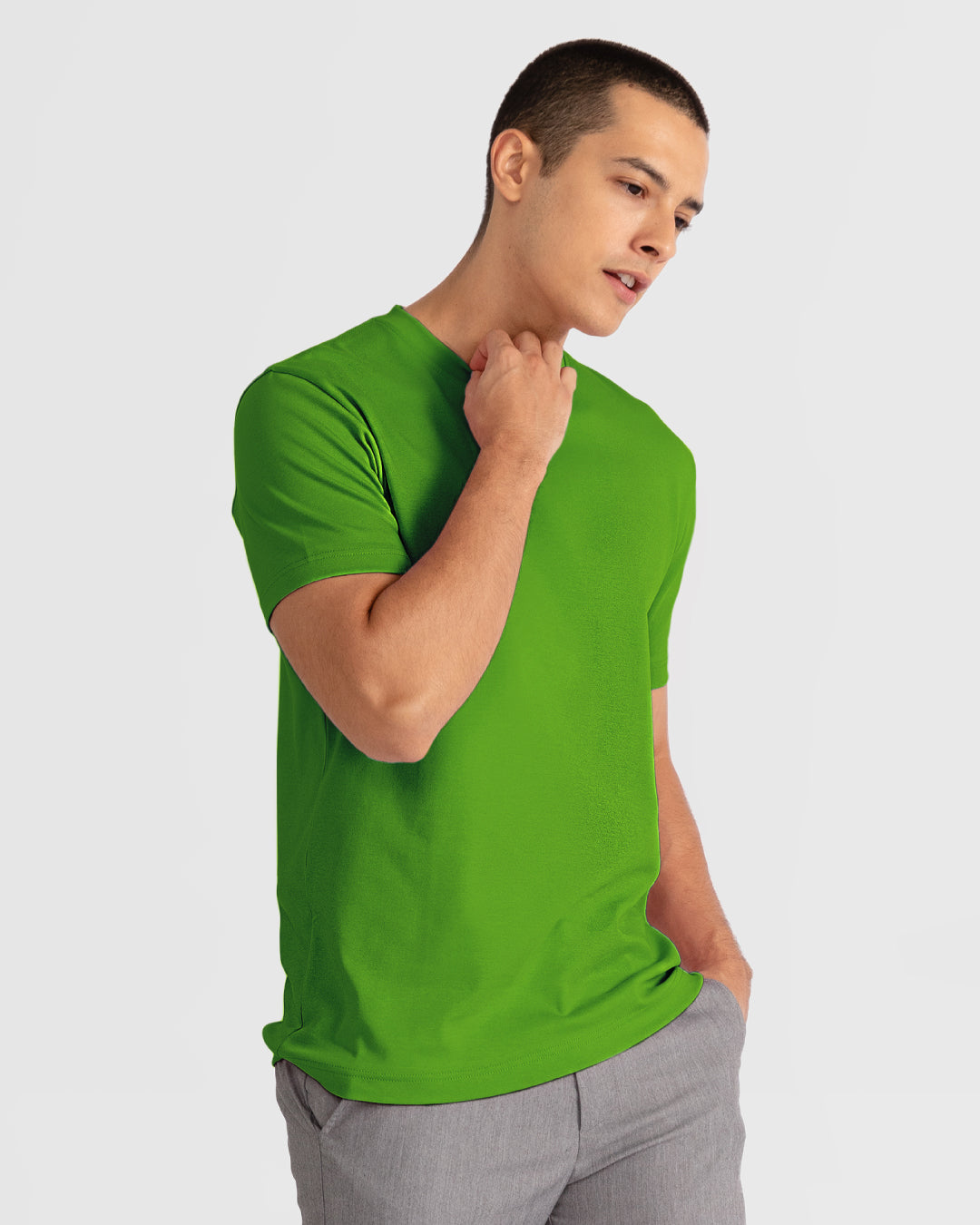 Men Premium Weight Cotton Crew Neck Tee (Seasonal)