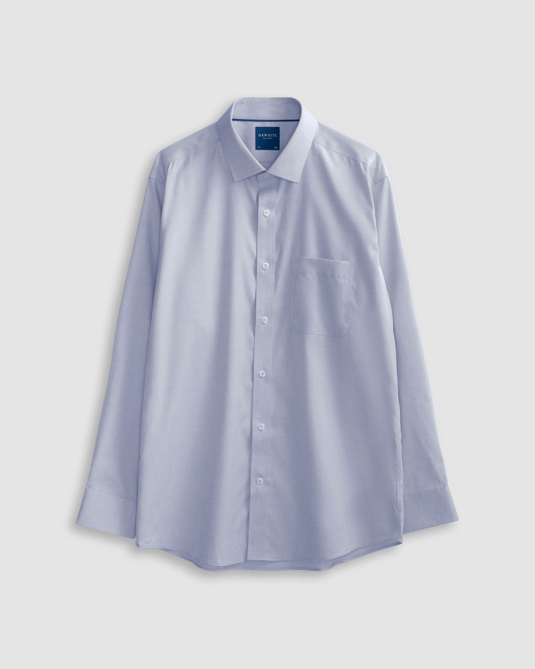 Men Slim Fit Long Sleeve Formal Pocket Shirt