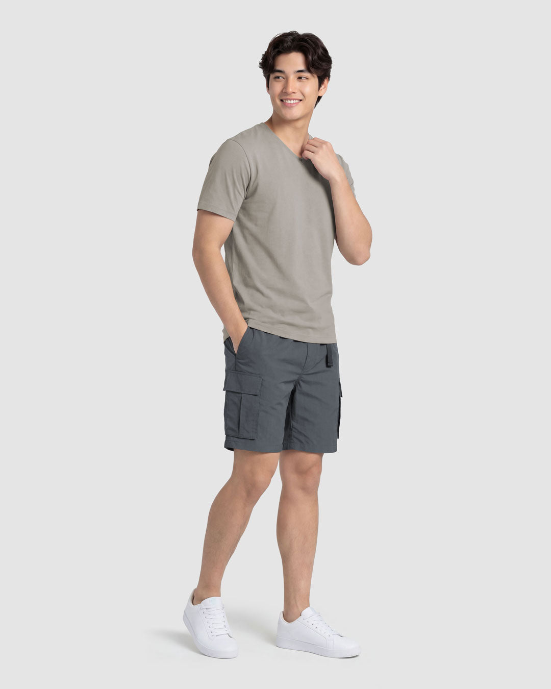 Men Premium Cotton V-Neck Tee
