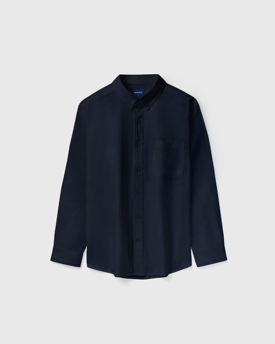 Men Regular Fit Long Sleeve Oxford Shirt