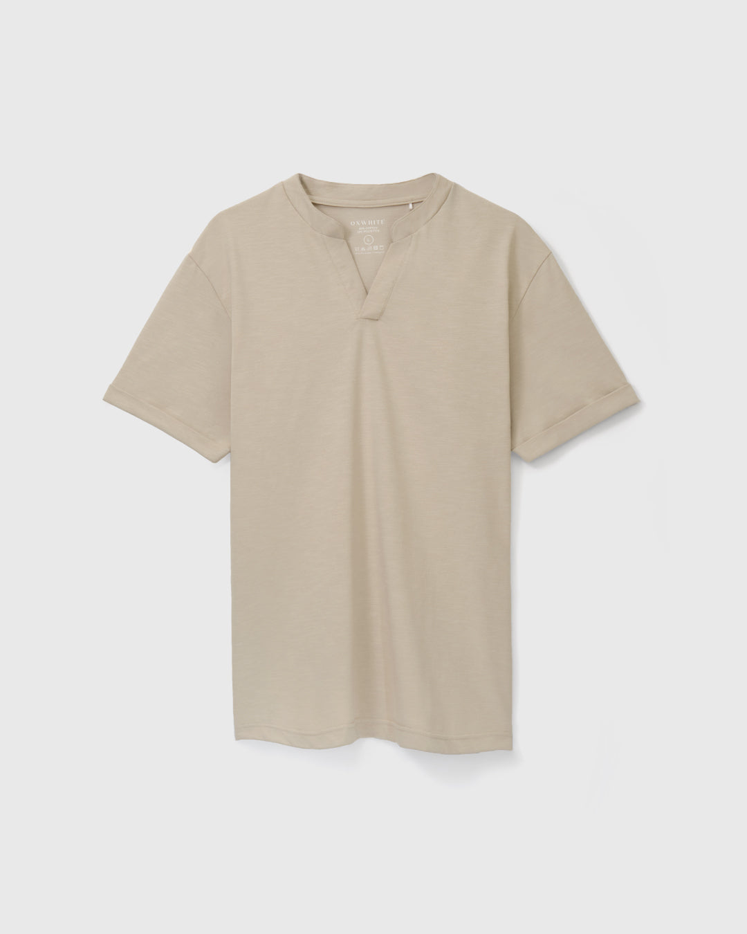 Men Mandarin Collar Tee