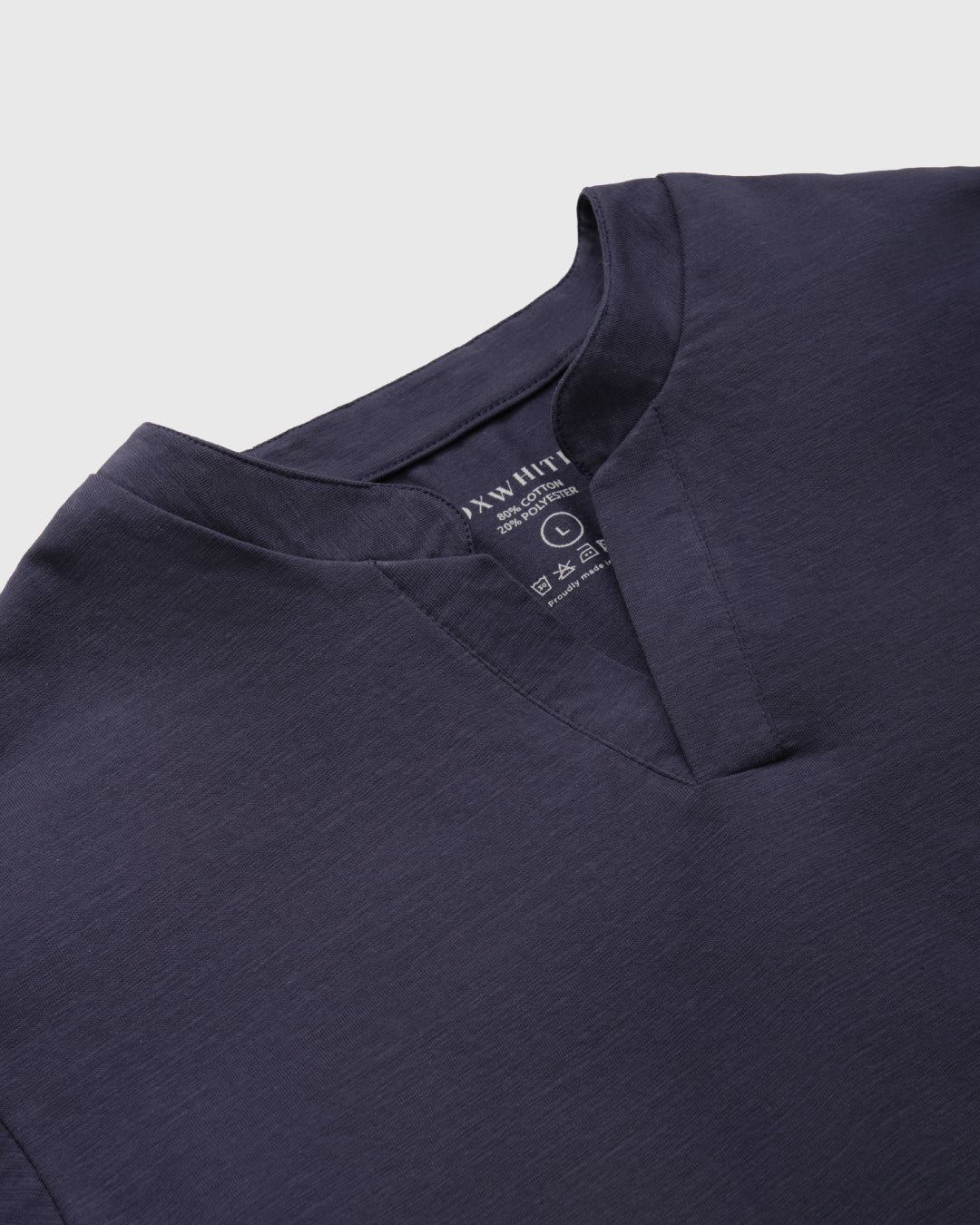 Men Mandarin Collar Tee