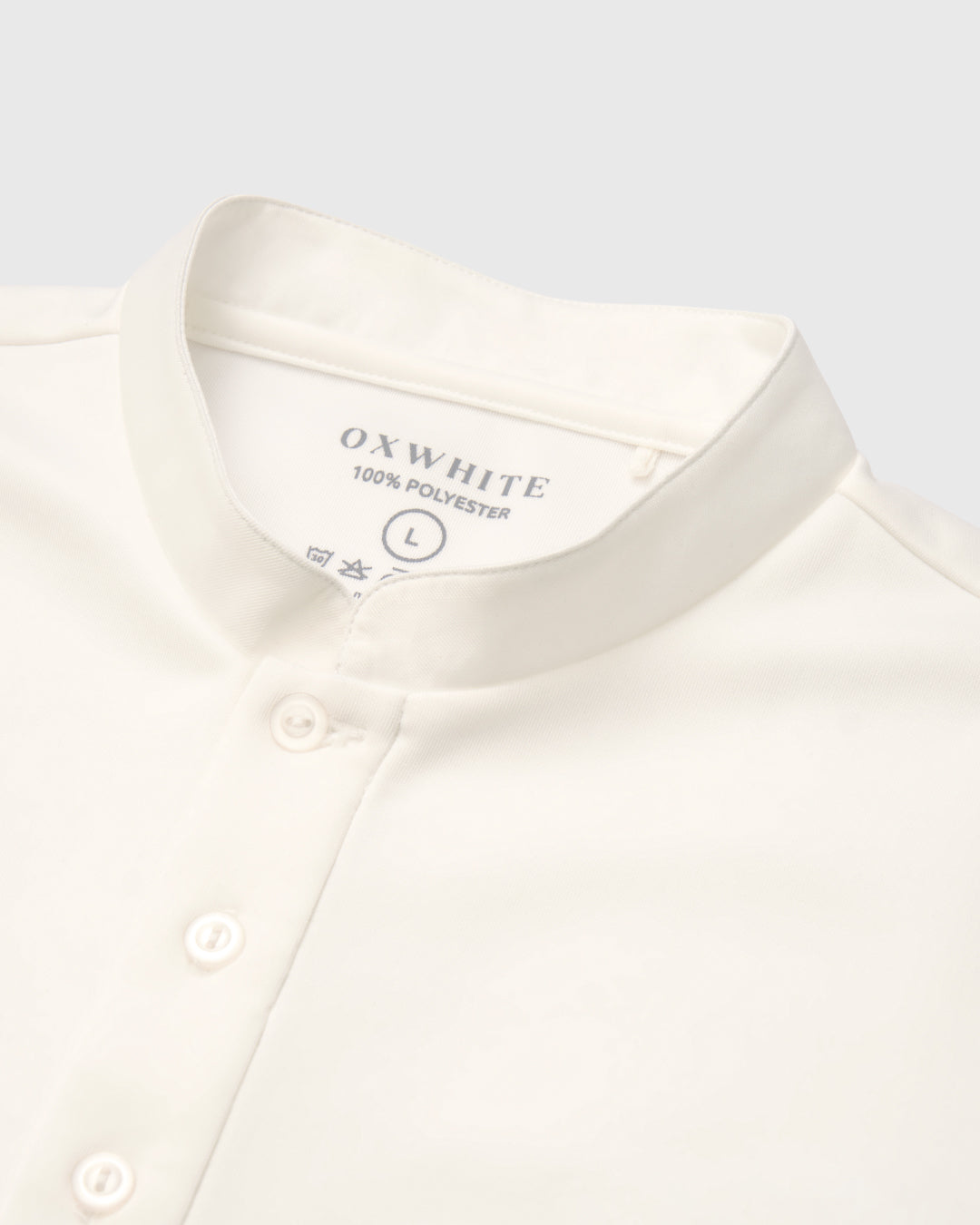 Men Sleek Fit Mandarin Collar Tee