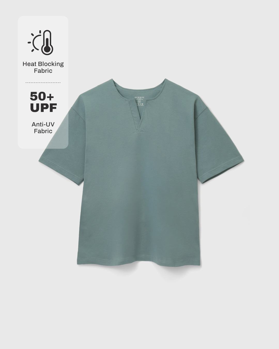 Men Oversized Notch Tee