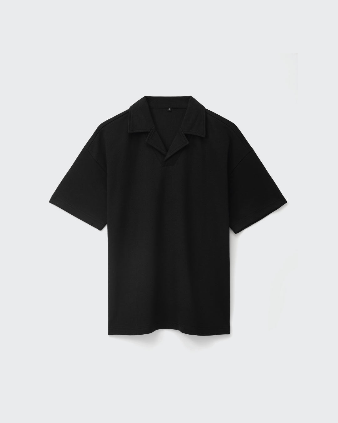 Men Open Collar Polo Tee